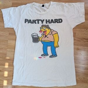 Rare 2001 Andrew WK Simpsons Party Hard Shirt
